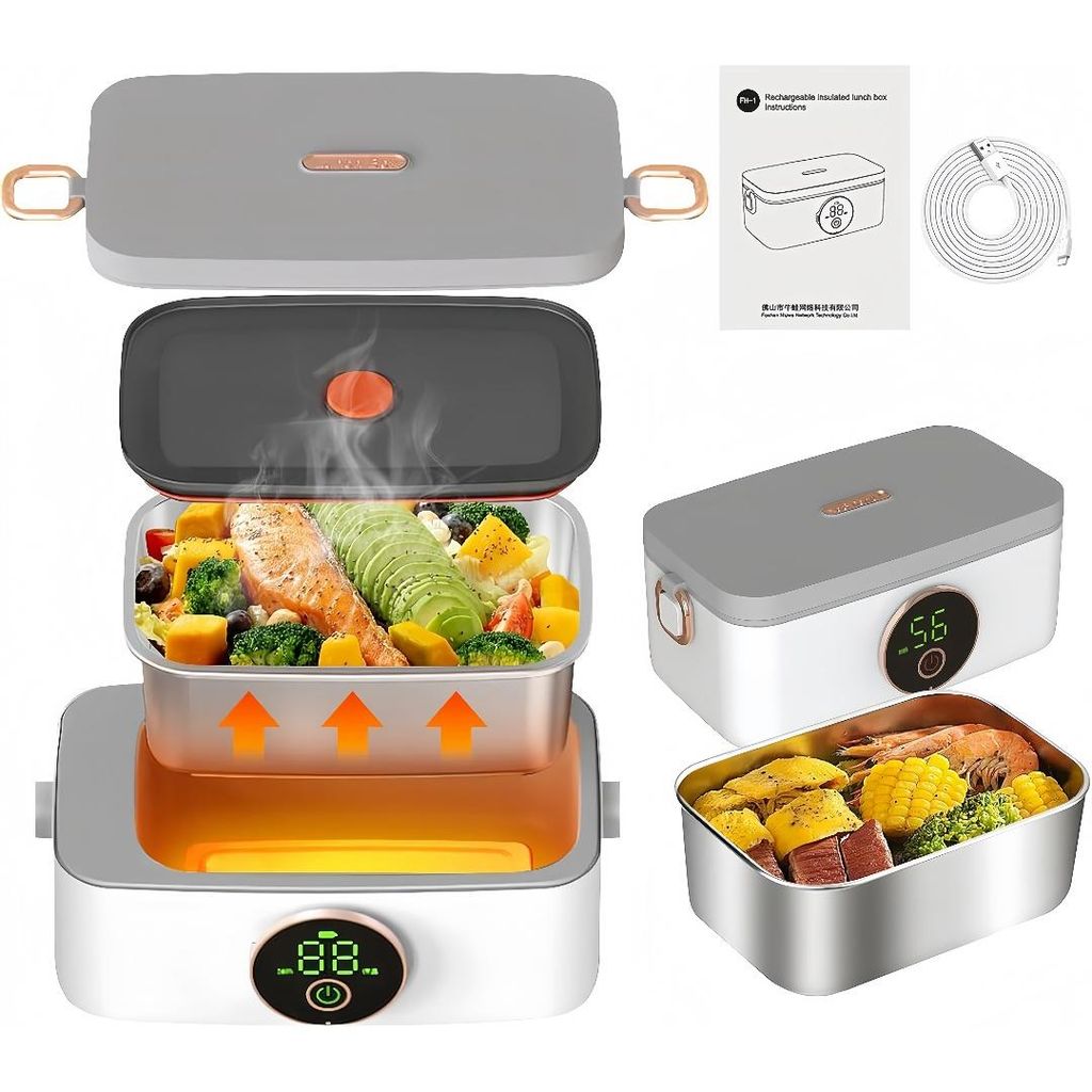 Lunchboxen Elektrische, 16000 mAh Wiederaufladbar, 1000 ml Produktbild 