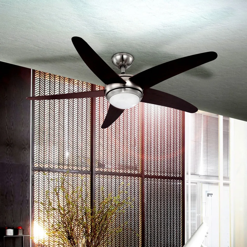Ventilateur de plafond Fabiola 132 cm avec éclairage et télécommande - 8