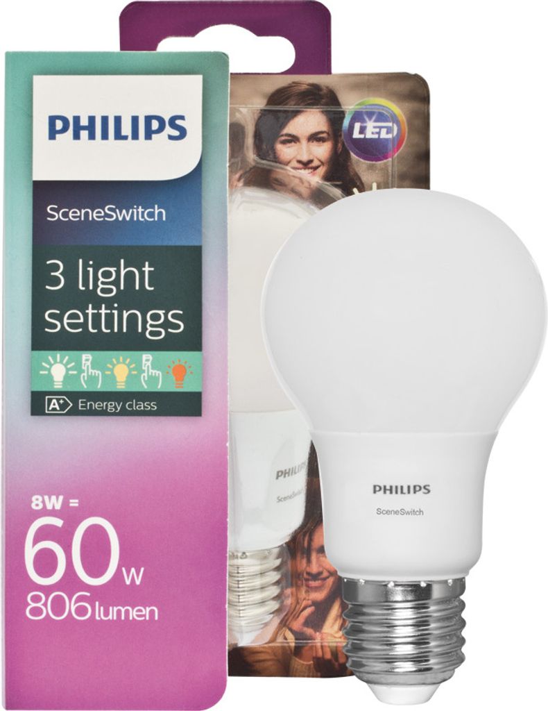 Philips 8719514263963, 7,5 W, 60 W, E27, 806 lm, 15000 h, Obrázok produktu 