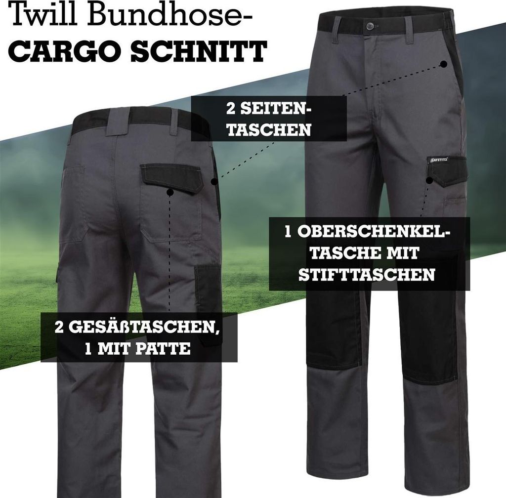 Arbeitshose Hose Bundhose Herren Arbeitskleidung Profi Qualität Malerhose weiß 50 Arbeitshose Hose Bundhose Herren Arbeitskleidung Profi Qualität Malerhose weiß 50
