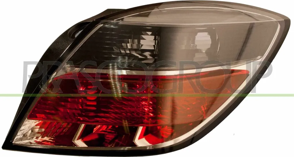 Bloc optique arrière droit pour Opel Astra H - Remplacement PRASCO Rouge