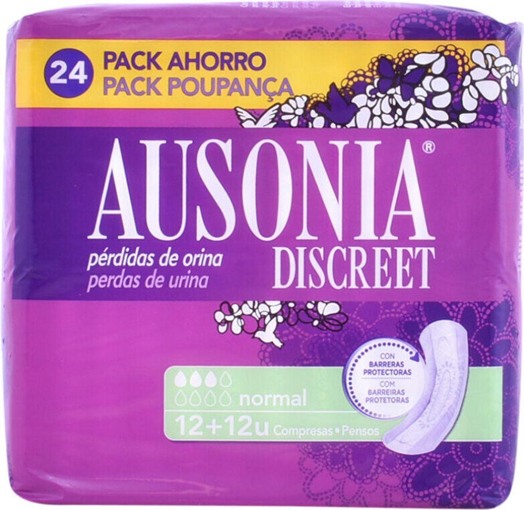 Ausonia Discreet Normal hygienické vložky 24 kusov Obrázok produktu 