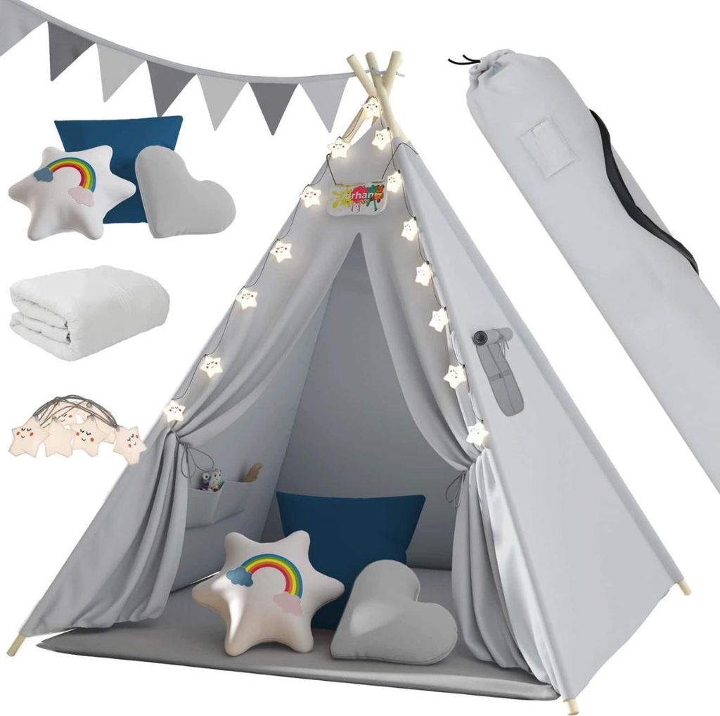 Dziecięcy namiot tipi JULIUS, 120x120x160cm, Zdjęcie produktu 
