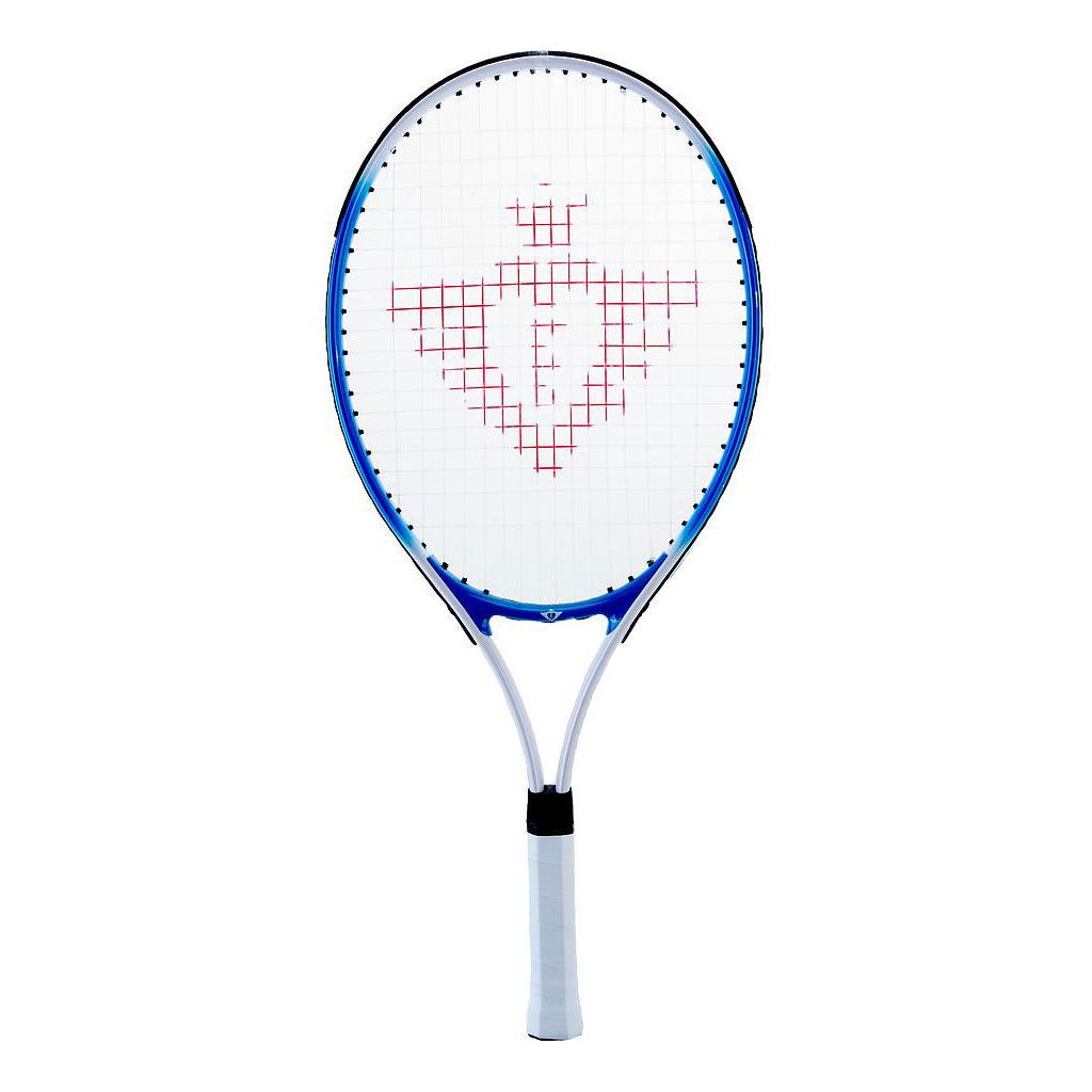 Tennisschläger mit Tasche und 2 Bällen - Blau
