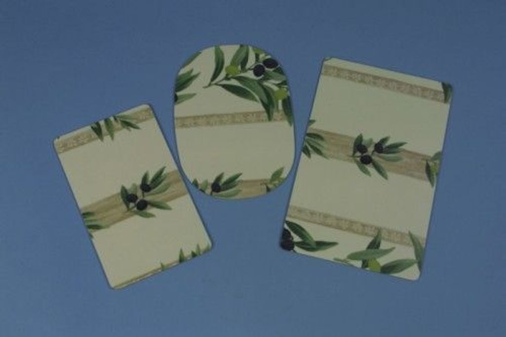 Essbrett 'Livorno' mit Motiv, aus Melamin, 24 x 17 cm, oval