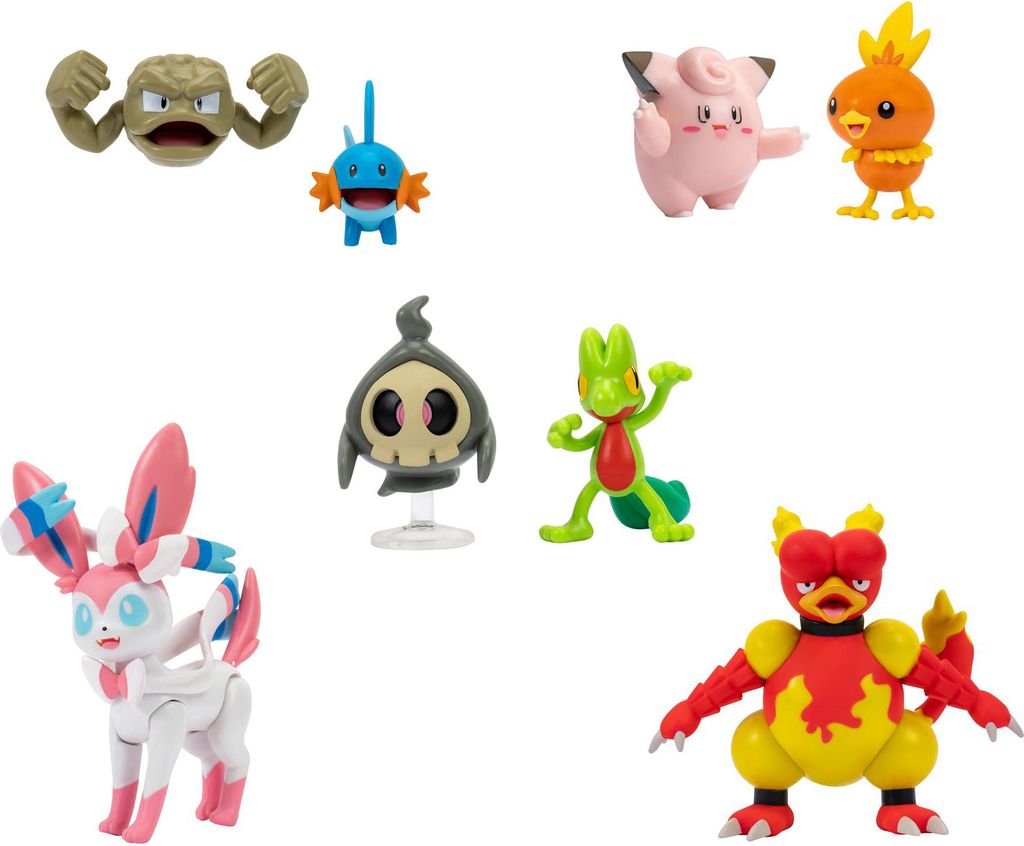 Pokémon 95020 Psyduck W10 Pokemon-Battle Figure Pack-Wave 3-Characters Sent at Random, Multi