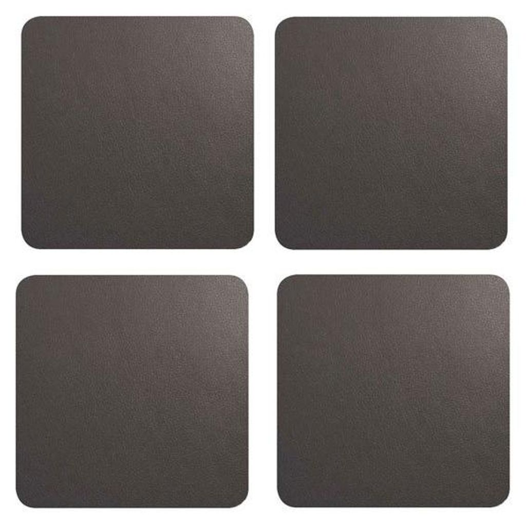 Asa Selection Basalt 4er-Set Untersetzer, 10 x 10 cm