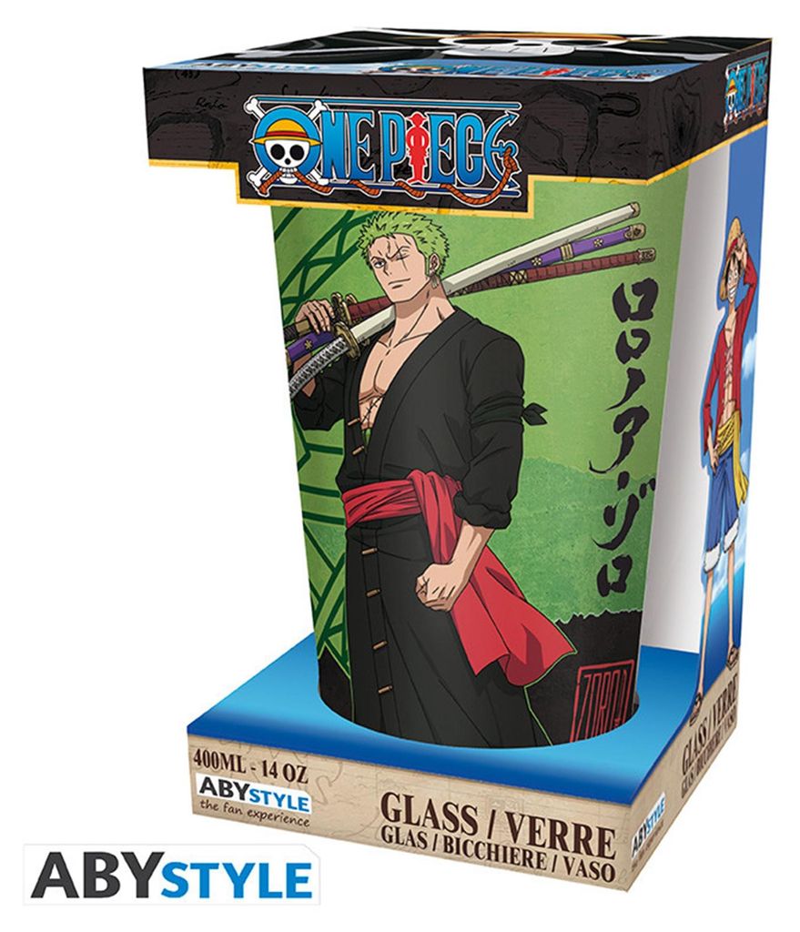Bicchiere One Piece - Zoro (400 ml) Immagine del prodotto 