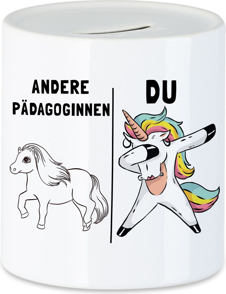Andere Pädagoginnen Du Spardose Pferd Einhorn Humor Lustig Unicorn Geschenk Apotheke