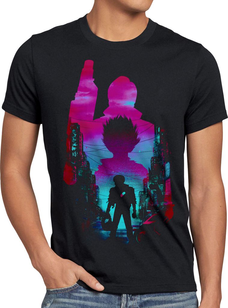A.N.T. Neo Tokyo Cityscape Herren T-Shirt anime manga tokio