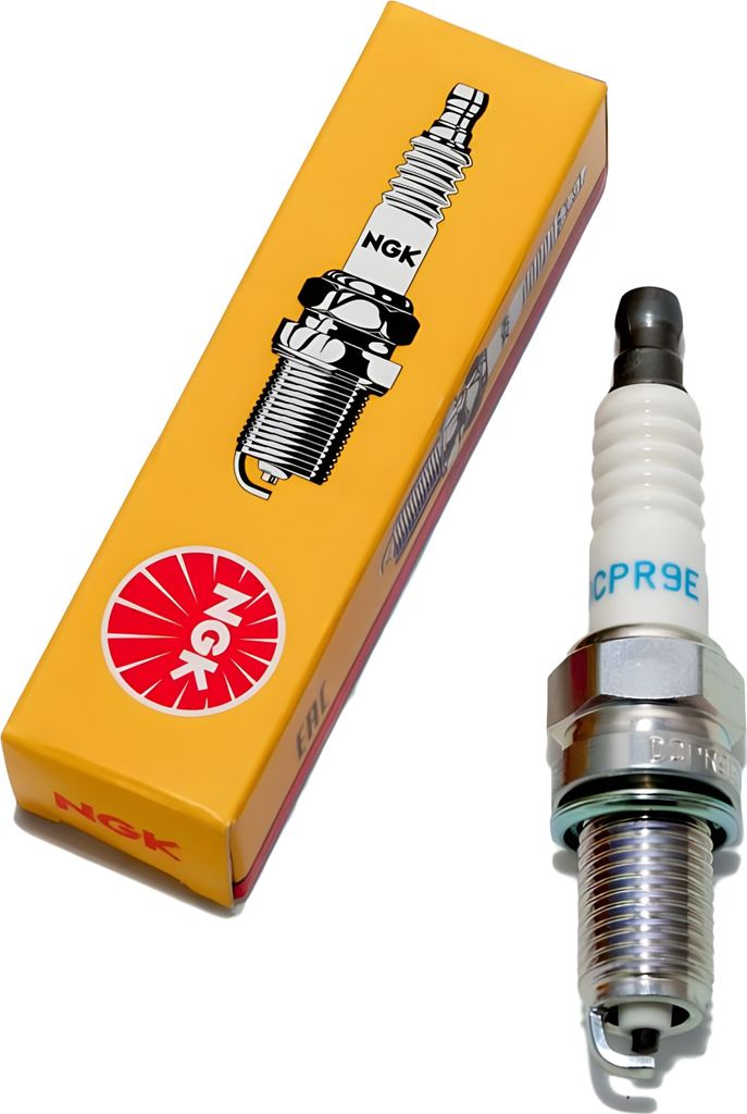 NGK Zündkerze DCPR9E entstört, 19,0mm Langgewinde Ø 12,0mm, 2641