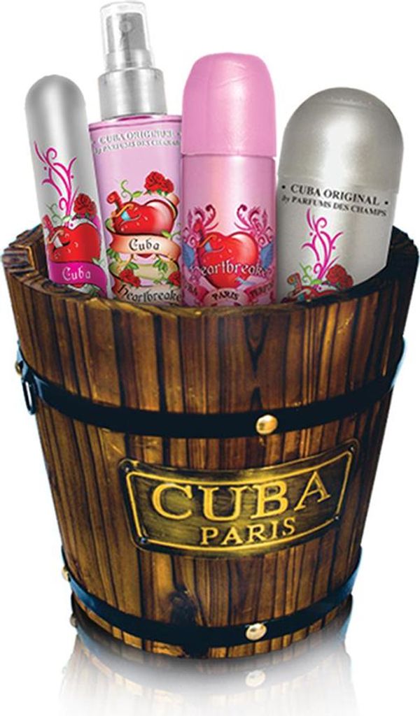Cuba Heartbreaker Set Edp 100Ml + Edp 35Ml + Deodorant 200Ml + Parfüm-Spray 200Ml