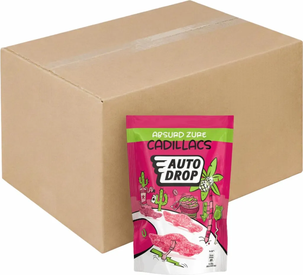 Confiseries acidulées Autodrop Sour Cadillacs en pack de 16 x 150 g
