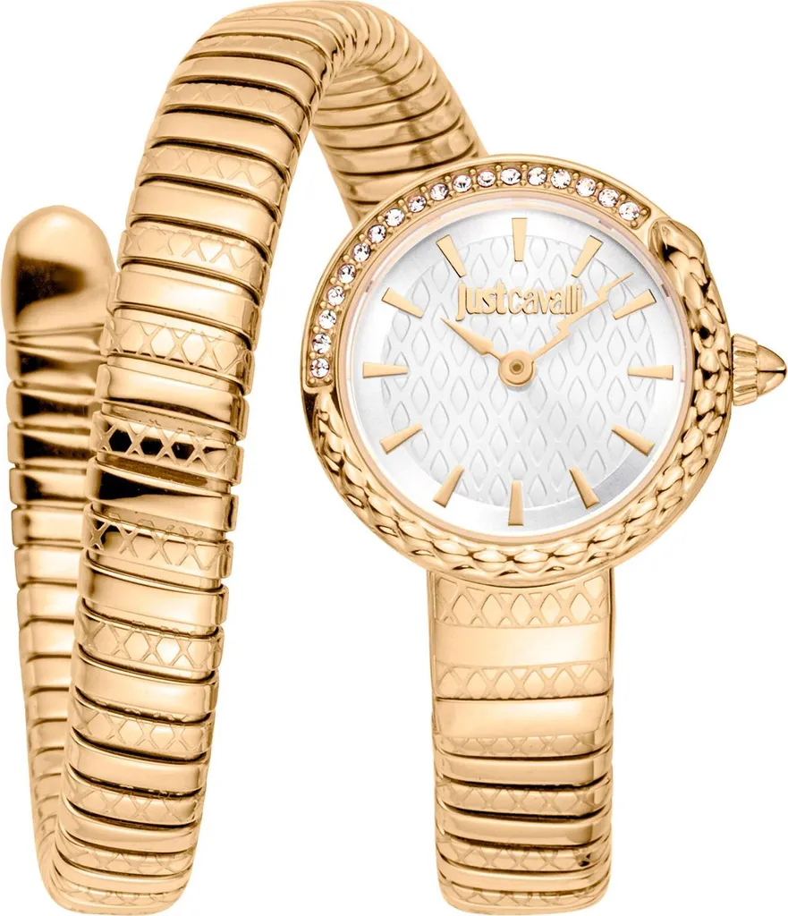 Just Cavalli JC1L301M0025 Montre de Luxe Femme en Acier et Verre Minéral