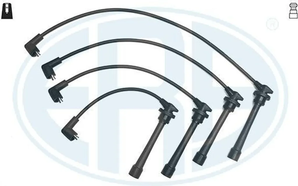 ERA 883029 Set cavi di accensione Set cavi di accensione per HYUNDAI i30 CW (FD) per KIA CEE'D hatchback (ED)