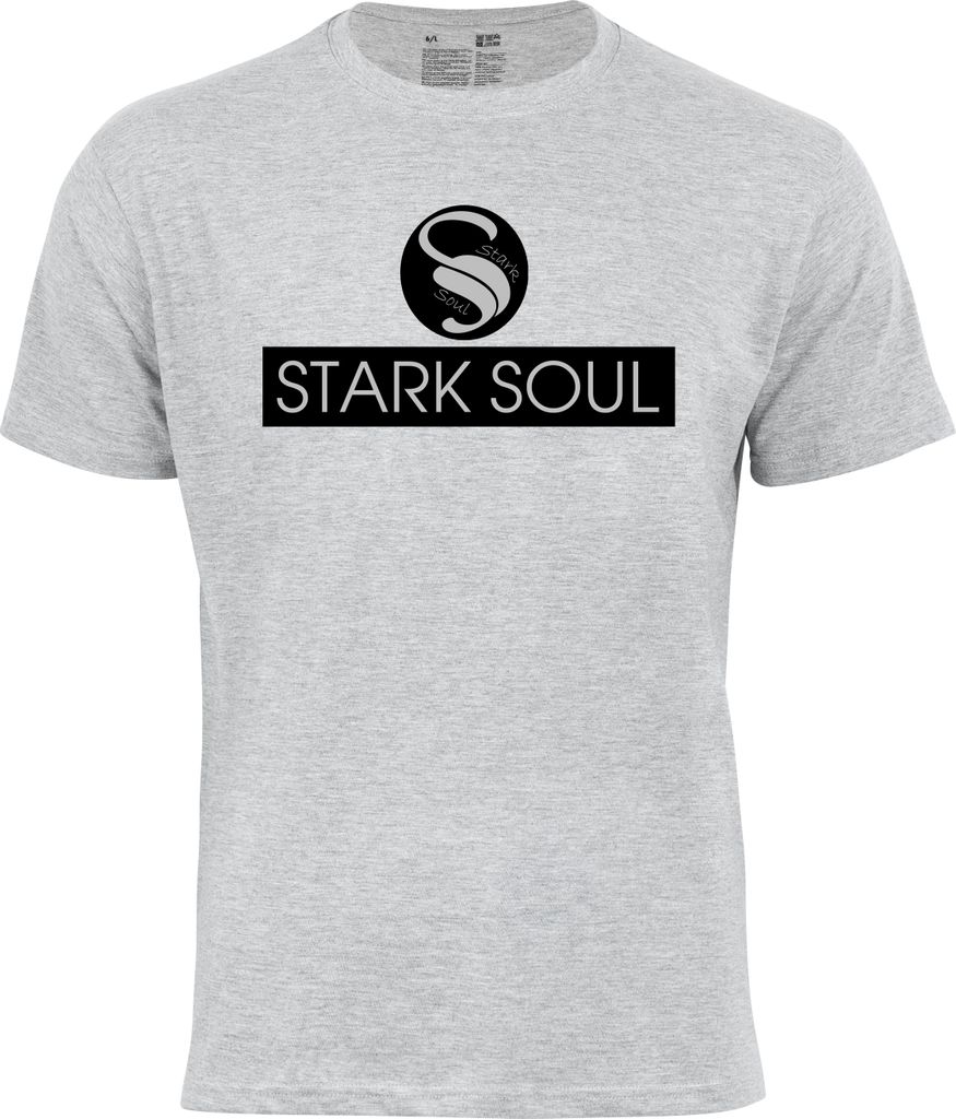 Stark Soul T-Shirt "STARK SOUL" Logo M Grau