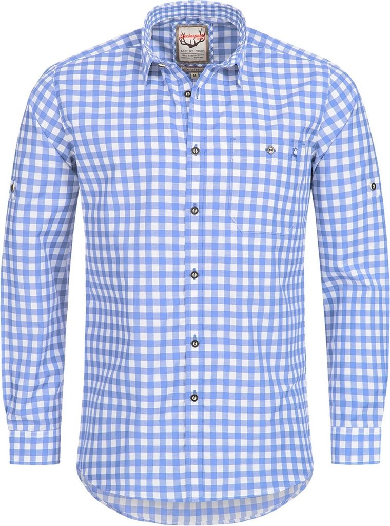 Stockerpoint Trachtenhemd OC-Franzl | kariert | modern Fit Produktbild 
