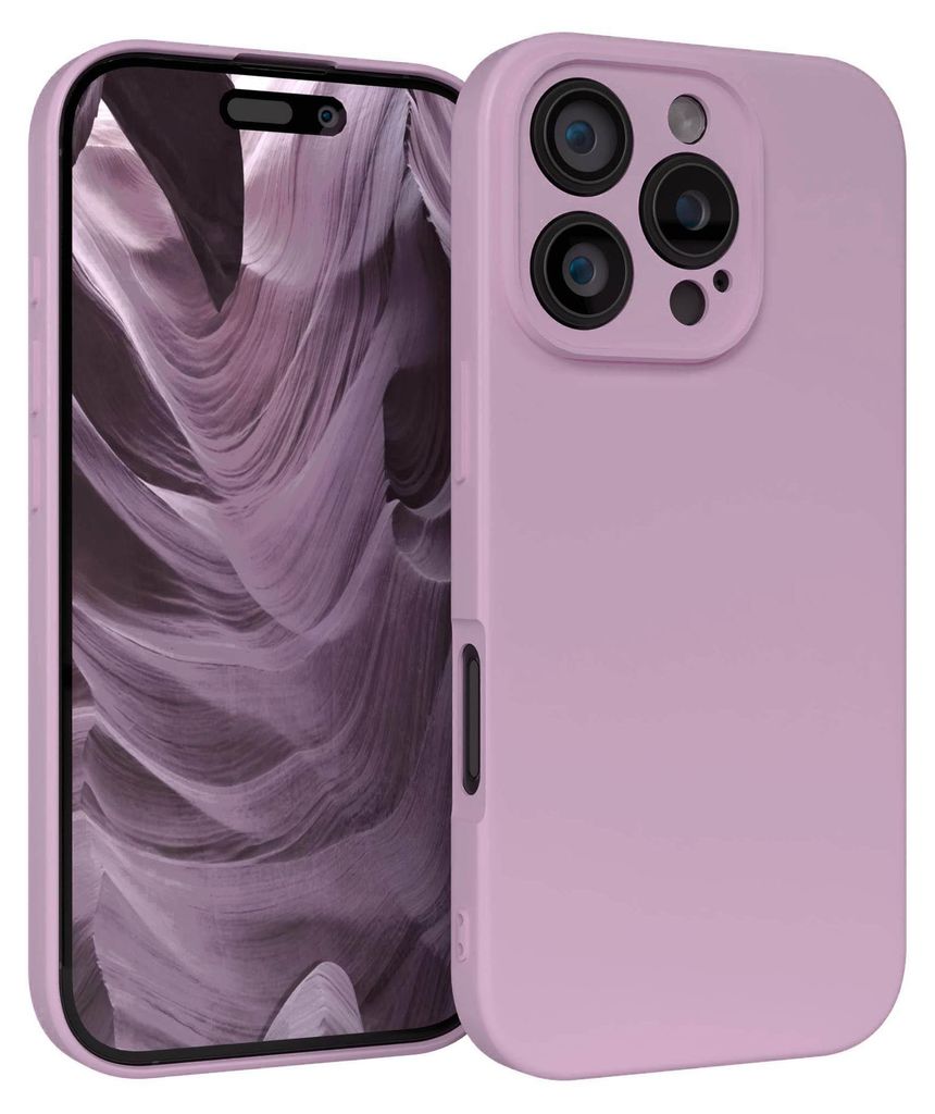 EAZY CASE - TPU Hülle für Apple iPhone 16 Pro, TPU Case stoßfeste Handyhülle, weiches Cover mit Kameraschutz, Silikonhülle in Lila