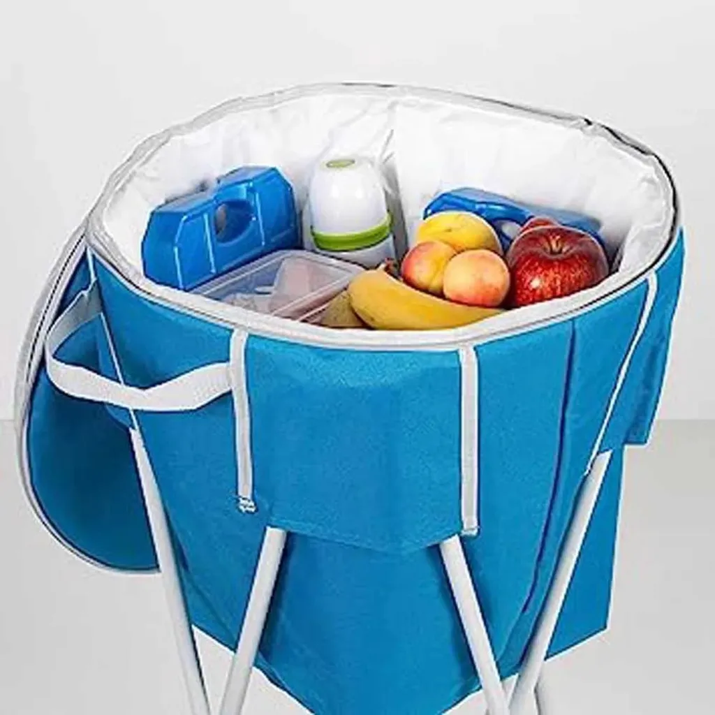 Active Cool Box con Supporto - PREZZO SHOCK - Frigo Pieghevole Argento - 3