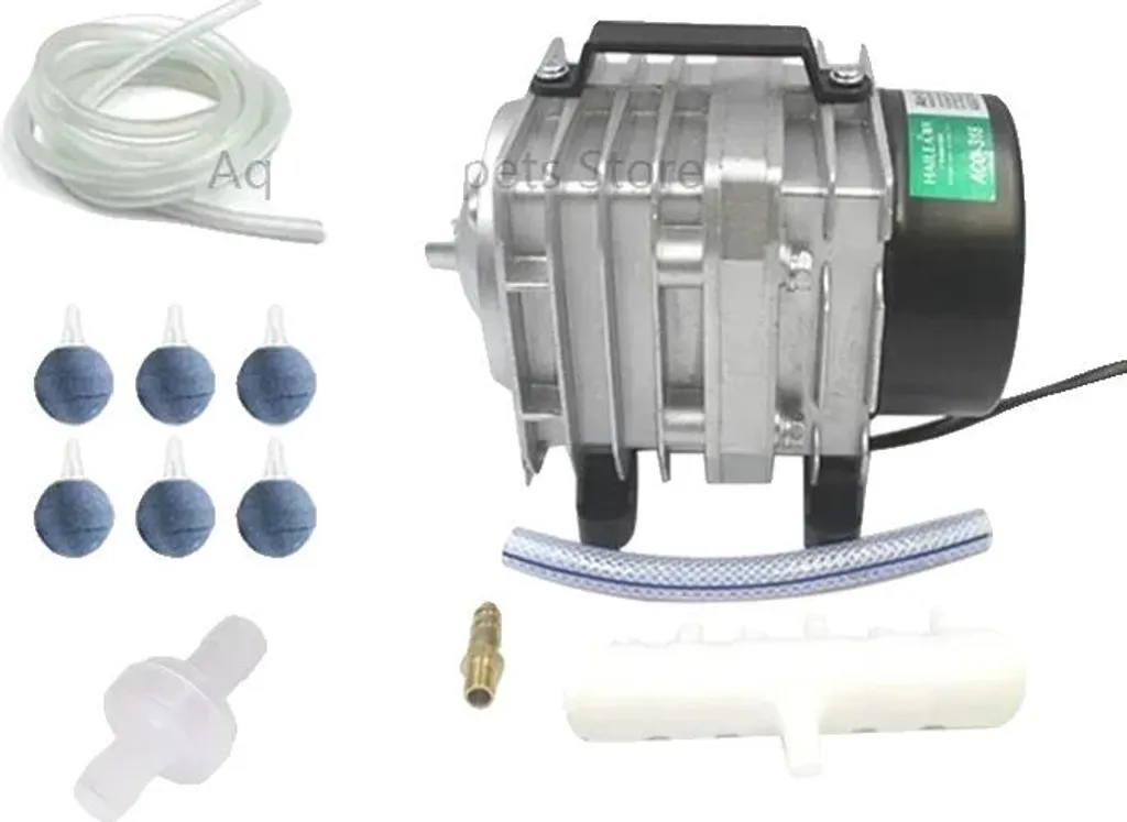 Pompe à air pour oxygénation aquarium 6 sorties 45W haute pression