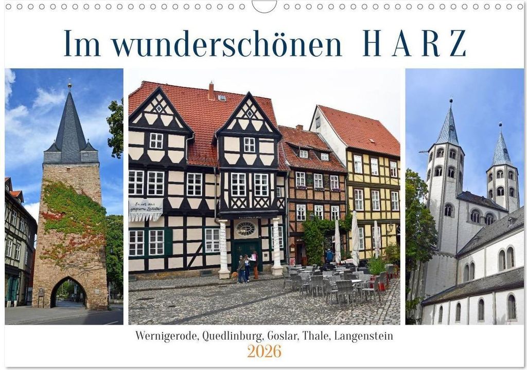 Im wunderschönen Harz (Wandkalender 2026 DIN A3 quer), CALVENDO Monatskalender