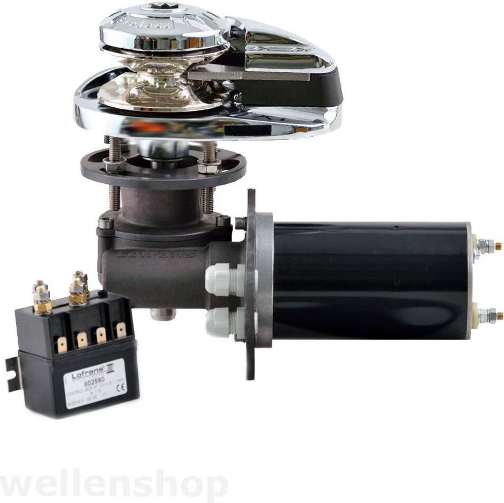 Lofrans X1 Ankerwinde vertikal Ø 8 mm Kette ohne Spill Bronze 700 W 12 V