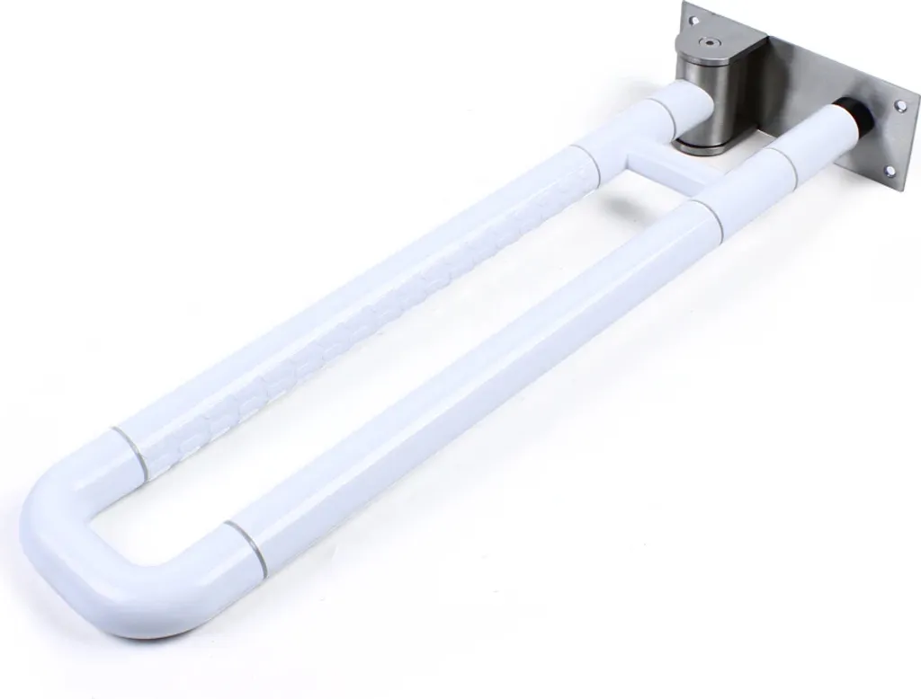 Barrière de sécurité sans perçage blanche - Stable, antidérapante et compacte - 2