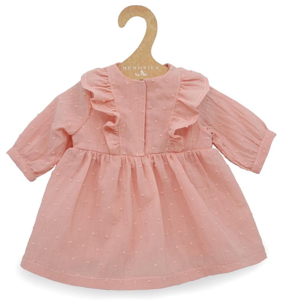 Asi Puppenkleidung langärmliges Kleid rosa - Puppenkleid Accessoire