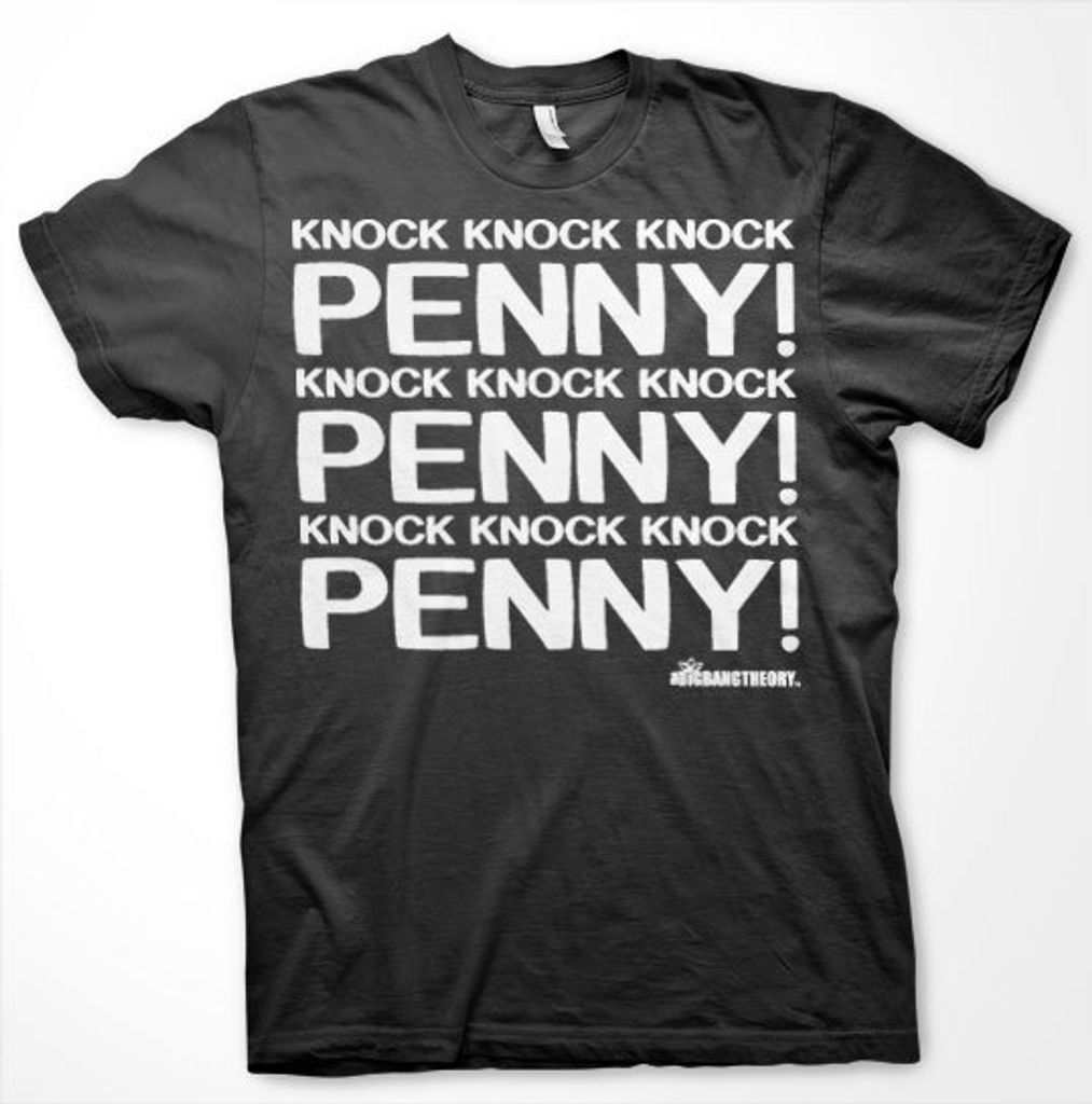 Penny Knock Knock Knock T-Shirt - XX-Large - Black