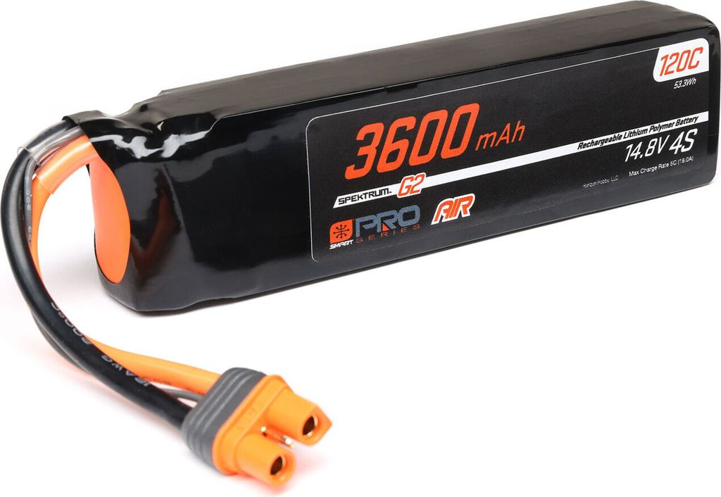 Spektrum Smart G2 Pro Air LiPo 14,8 V 3600 mAh 120C IC3 Produktbild 
