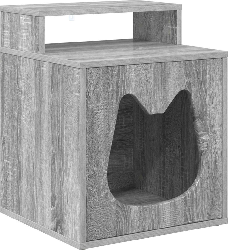 Katzenhaus Graues Sonoma 42,5 x 40 x 53,5 cm Holzwerkstoff