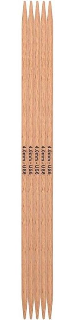 Famanu Stricknadeln 4 mm - Set von 5 - für Socken und Handschuhe