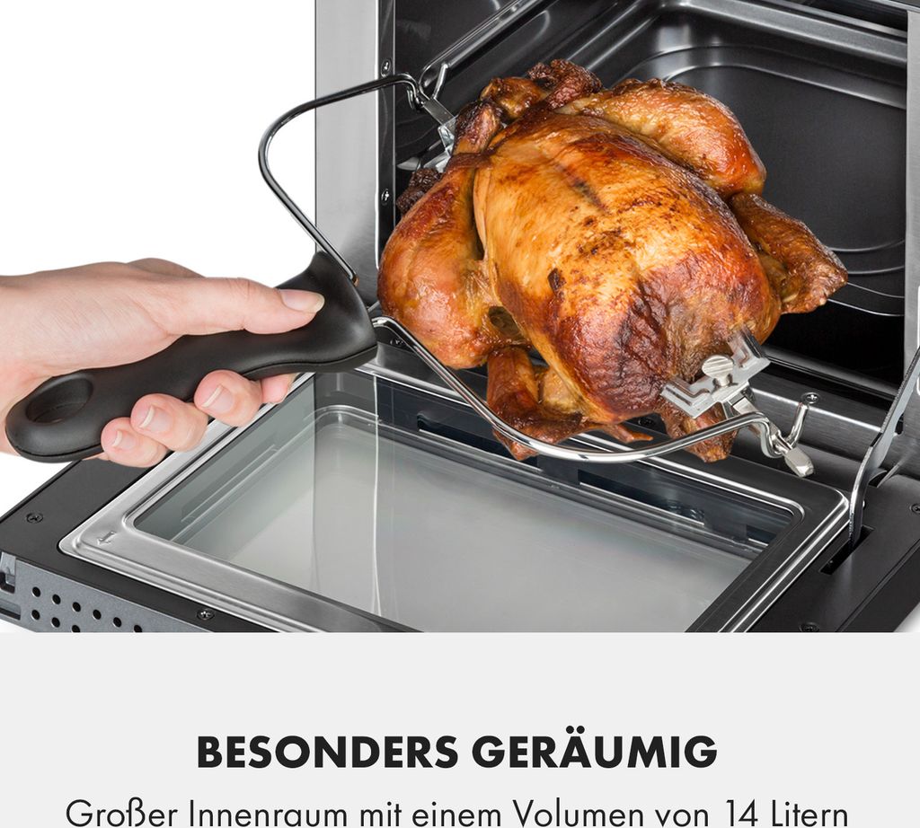 Klarstein AeroVital Cube Chef Heißluftfritteuse - 1700 W Produktbild 4