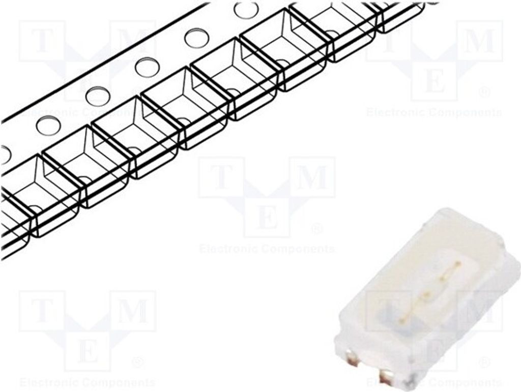 5x LED 300÷400mcd 2,8÷3,6V blau 3014 3x1,4x0,8mm 120° SMD 30mA OSB43014C1A-30MA L