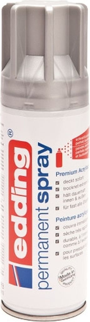 Acryl-Farblack Permanentspray silber seidenmatt Packung mit 6 Stück