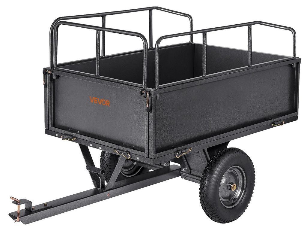 VEVOR Schwerlast-ATV-Anhänger Stahl-Kippwagen, 340 kg 0,43 Produktbild 