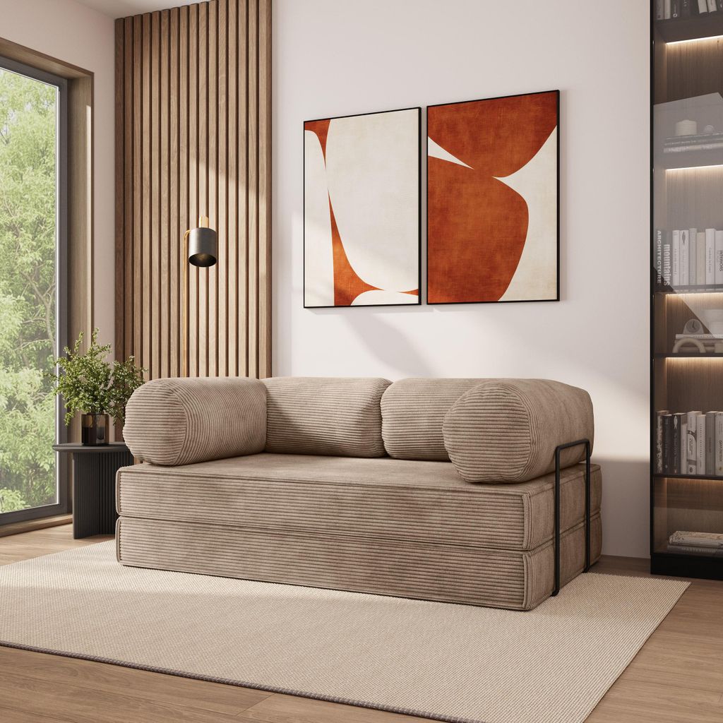 Masseno Schaumstoffsofa ALVIO mit Schlaffunktion, Produktbild 