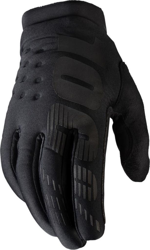 100% SPEEDLAB Langfinger-Fahrradhandschuhe - BRISKER - Schwarz S