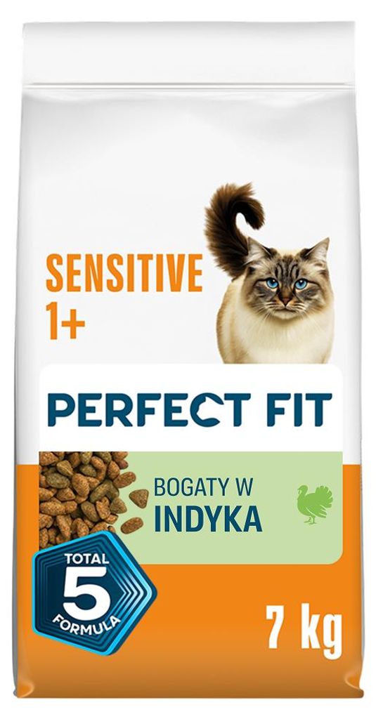 Perfect Fit Sensitive 1+ z Indykiem 7kg Sucha Karma Dla Zdjęcie produktu 