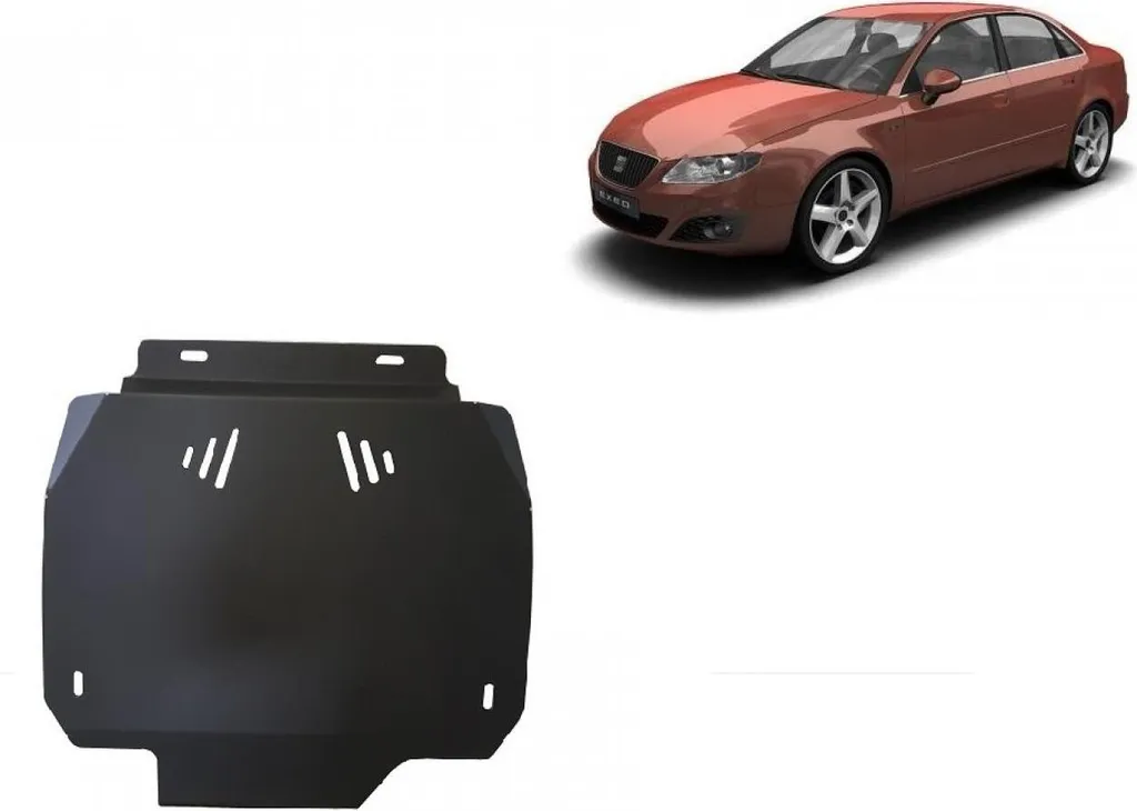 Blindage de carter en acier pour Seat Exeo avec boîte automatique