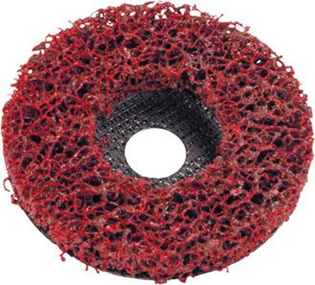 FORMAT Grobreinigungsscheibe red 125mm CER, Durchmesser:125 mm