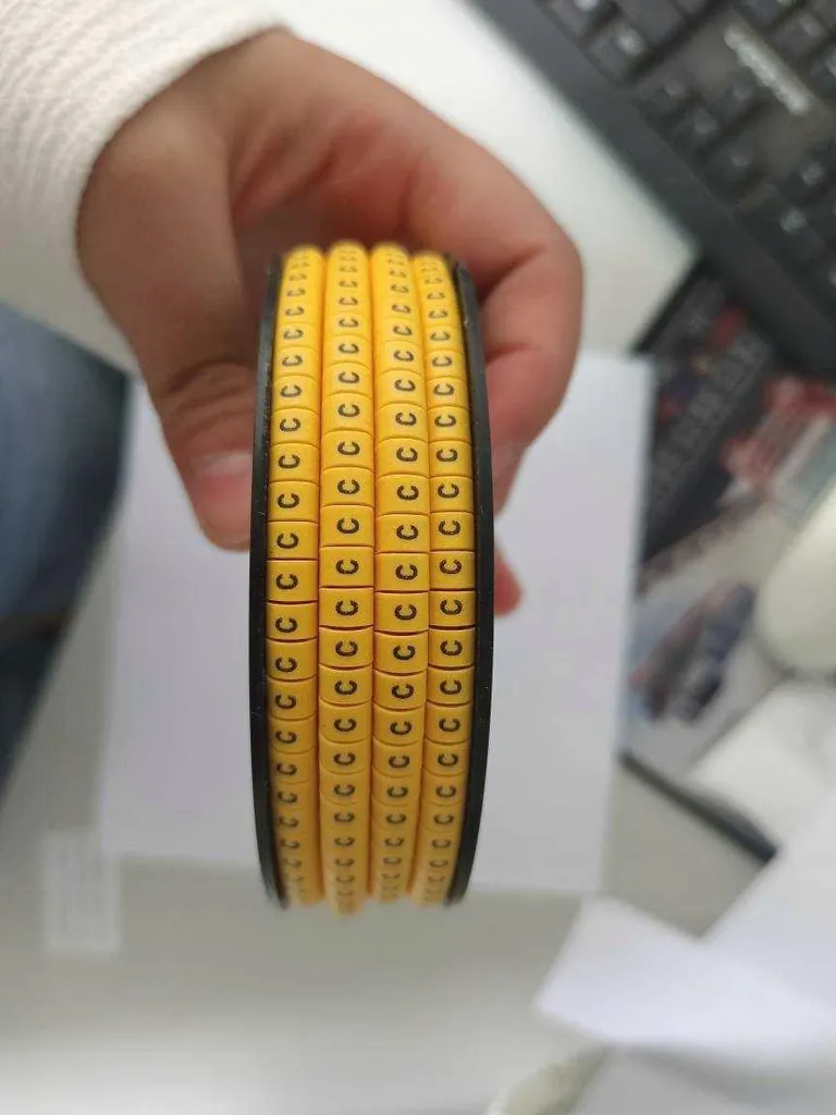 Segnafili Numero 7 per Cavi Elettrici EC-0 1.5-2.5mm - Set 100 pz - 3