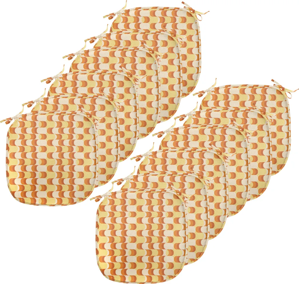 Cuscini per Sedie Cucina Impermeabili ABAKUHAUS 40x40 - 12 Pezzi