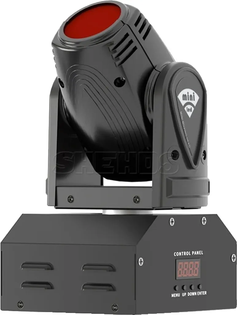 Mini Spot Scène LED 10W RGBW DMX - Solution Éclairage Compact Noir EU