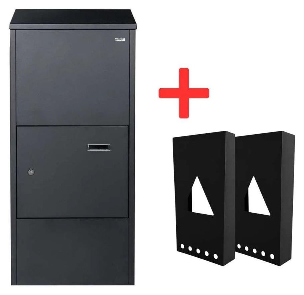 Paketbriefkasten mit Sockel - XXL PakketPanda Classic