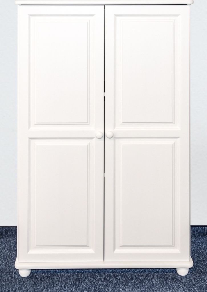 Kommode Kiefer massiv Vollholz weiß Junco 157 – Abmessungen: 140 x 89 x 41 cm (H x B x T)