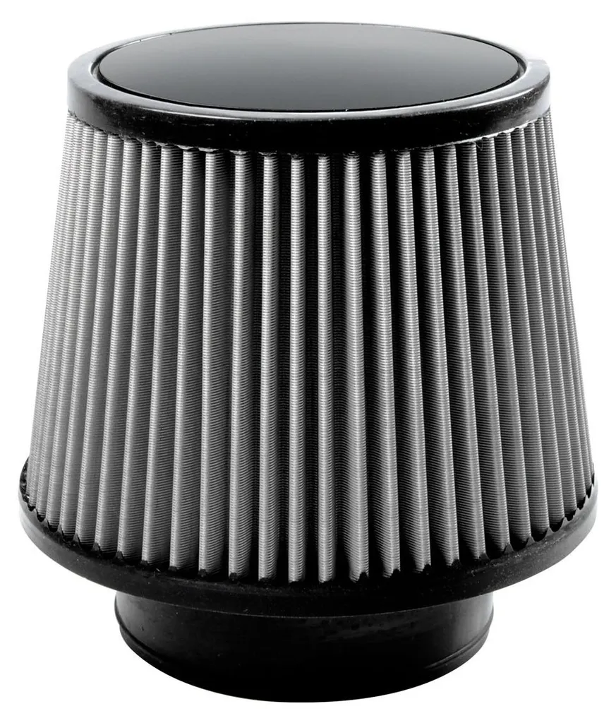 Filtre à air conique sport universel en inox lavable pour voiture 76mm