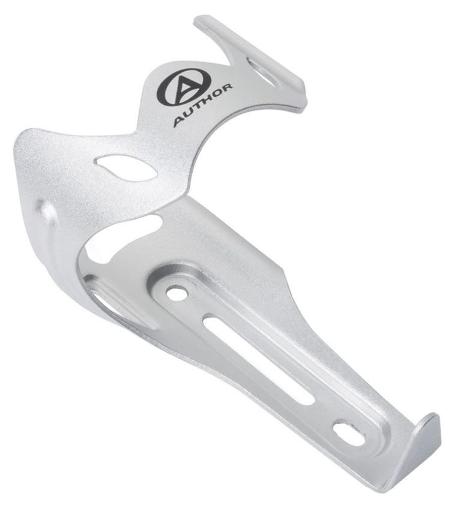 HCAGE ABC-37 Fahrradtrinkflasche aus 6061er Aluminium, seitliche Befestigung, silberfarben