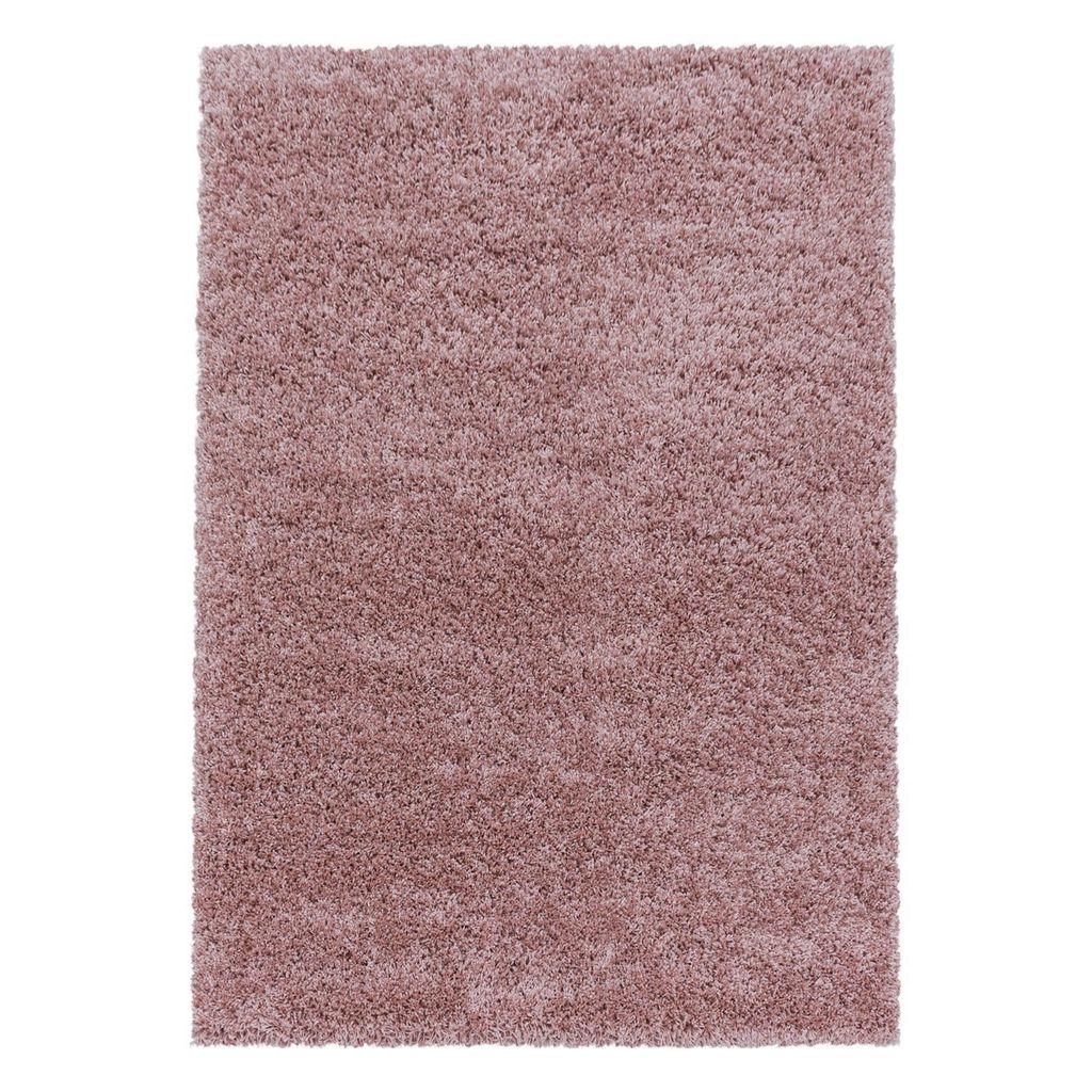 Hochflor Teppich SYDNEY Rosa 300 cm x 400 cm