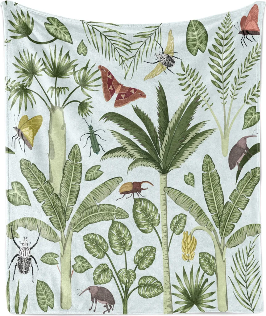 Coperta Tropical Dream ABAKUHAUS 175x230 - Comfort Garden Art
